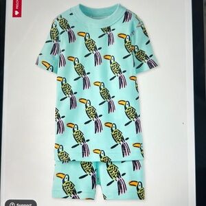 Hanna Andersson Tropical Toucan PJ Set, 8